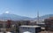 Mount Ararat, Agri Dagi, mountain, skyline, volcano, Igdir, Turkey, Middle East, landscape, aerial view, Noah, Ark