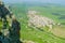 Mount Arbel, with Wadi Hamam village