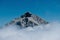 Mount Arera in the pre-Alps of Bergamo above the clouds