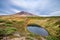 Mount Asahidake with pond