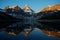Mount Assiniboine with reflection