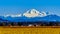 Mount Baker from Glen Valley near Abbotsford BC Canada