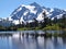 MOUNT BAKER REFLECTION IN PICTURE LAKE, WA