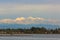 Mount Baker from Semiahmoo Bay in Washington state USA