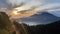 Mount Batur Bali.sunrise timelaps stock video
