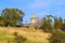 Mount of Beatitudes Church of The Beatitudes with view on Sea of Galilee, Israel