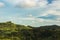 Mount Beerwah in the afternoon sun.