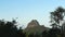 mount beerwah in the glass house mountains