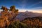 Mount Bromo volcano during sunset