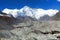 Mount Cho Oyu and Ngozumba glacier