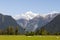 Mount Cook, Mount Tasman. South Island, New Zealand