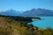 Mount Cook and Pukaki lake