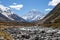 Mount Cook snow cap, Southern Alps, New Zealand