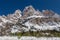 Mount Cristallo from Cortina D`Ampezzo, Dolomites, Italy