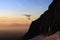 Mount Dachstein druing sunrise with pressive view