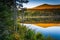 Mount Deception reflecting in a pond in White Mountain National