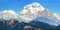 Mount Dhaulagiri, Nepal himalayas mountains