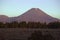 Mount Doom seen from National Park at sunset