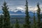 Mount Drum in Wrangell St Elias National Park as seen from Copper Center Alaska