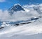 Mount Eiger and Ski resort of Grindelwald in Switzerland.