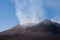 Mount Etna and the smoke