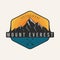 mount everest authentic vintage logo vector design