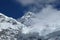 Mount Everest summit (8848 meters), seen from the Everest Base Camp trek, Nepal