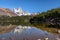 Mount Fitz Roy and Capri Lagoon in Patagonia - El Chalten, Argentina