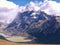 Mount Fitz Roy veiled by misty clouds