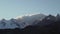 Mount Fitzroy in the Andes on a sunny day with blue sky