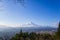 Mount Fuji - Fujiyama, the highest active volcano mountain in Japan