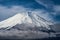 Mount Fuji and majestic sky taken from Lake Yamanaka