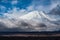 Mount Fuji and majestic sky taken from Lake Yamanaka