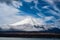 Mount Fuji and majestic sky taken from Lake Yamanaka