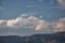 Mount Fuji summit in the clouds. Hakone area of Kanagawa Prefecture in Honshu. Japan