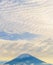 Mount Fuji sunset, Japan .