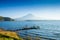 Mount Fuji viewed from lake Kawaguchiko