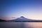 Mount Fuji viewed from lake Kawaguchiko