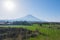 Mount Fuji viewpoint from countryside at Fumoto