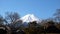 Mount Fuji in winter