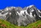 Mount Grandes Jorasses, Mont Blanc massif, Courmayeur, Italy.