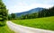 Mount Grosser Arber in National park Bavarian forest, Germany.