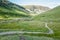 Mount Helvellyn, 950 metres high above Lake Ullswater.