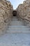 Mount Herodion and the ruins of the fortress of King Herod inside an artificial crater. The Judaean Desert, West Bank.