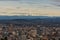 Mount Hood View over Portland Cityscape