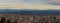 Mount Hood View over Portland Cityscape Panorama