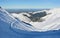 Mount Hutt Ski Field & Canterbury Plains Super Panorama, NZ