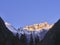 Mount jiariren-an of the meili snow mountains at sunrise, sichuan, china