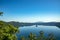 Mount Kamui and the beautiful clear blue Lake Mashu. Observatory, hokkaido