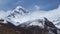 Mount Kazbek among the clouds